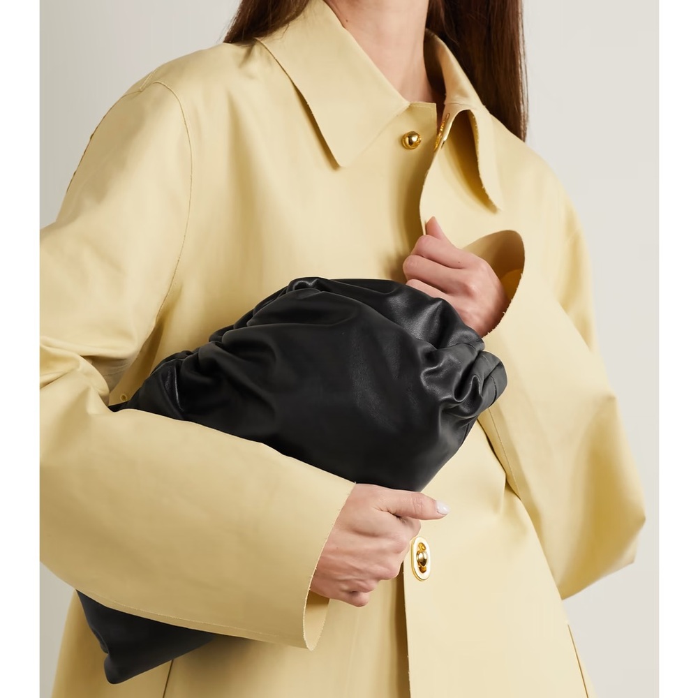 BOTTEGA VENETA
The Pouch large gathered leather clutch
